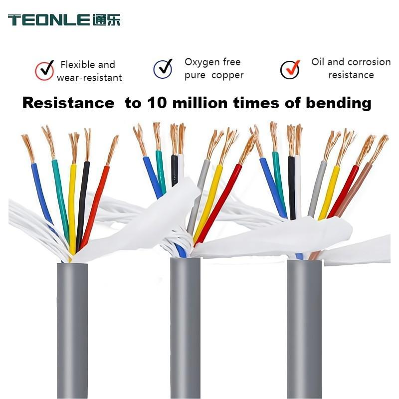 Towing chain high flexibility power cable TRVV