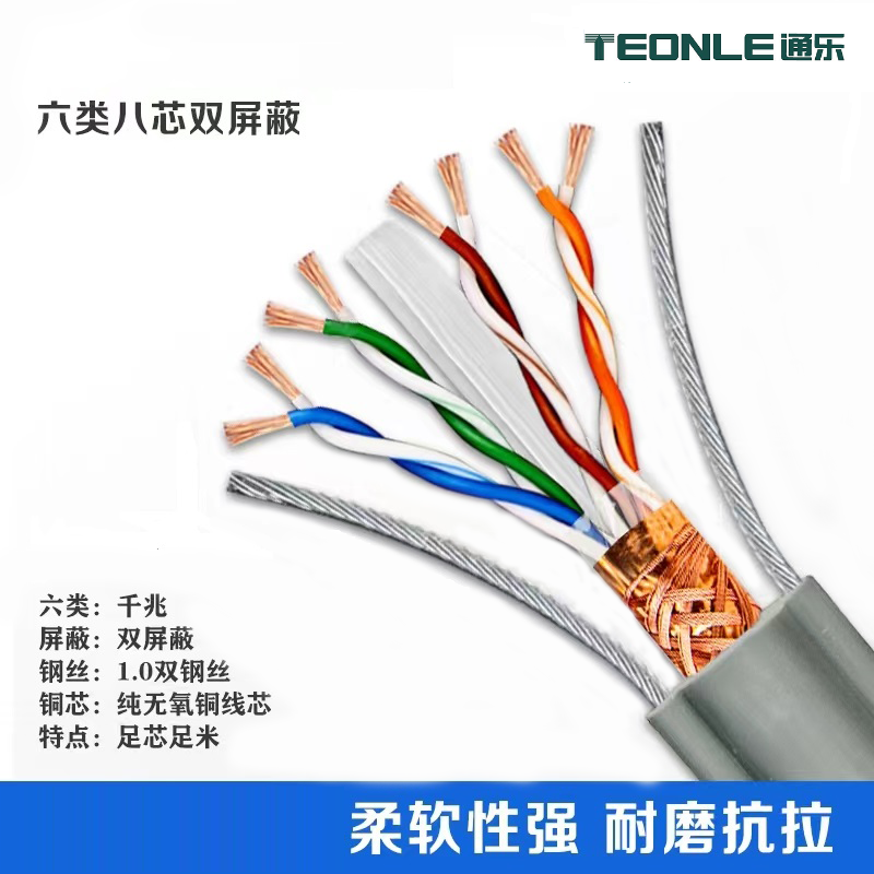 拖鏈高柔扁平線纜隨行布線、電源、通訊、監控、信號傳輸