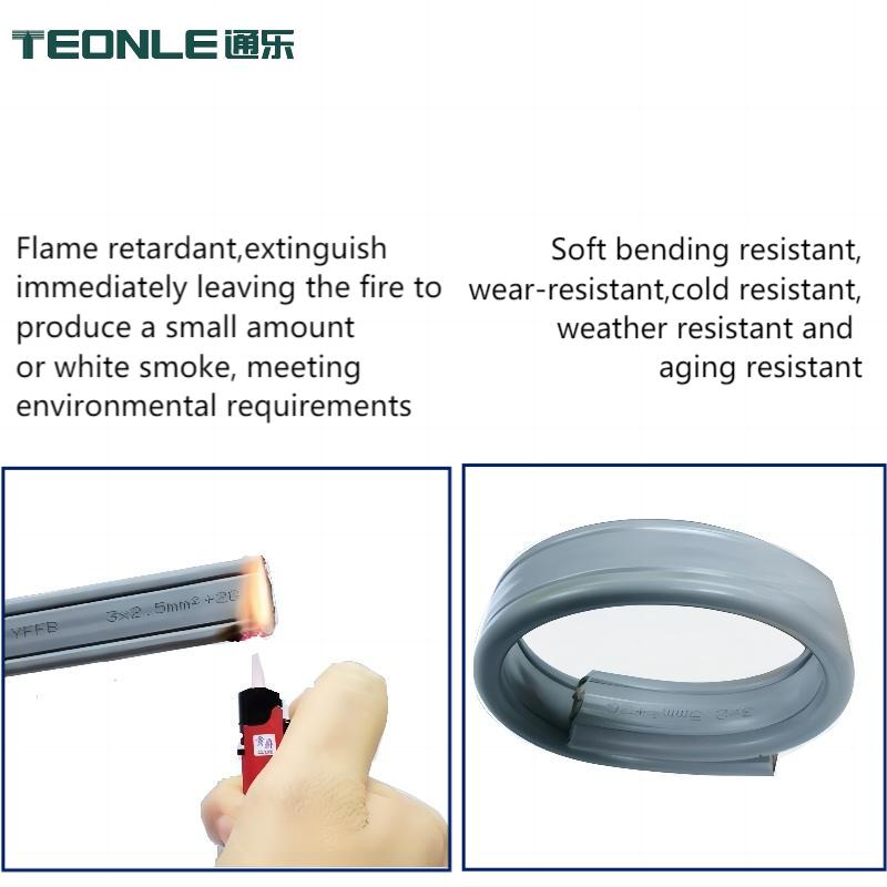 拖鏈高柔扁平線纜隨行布線、電源、通訊、監控、信號傳輸
