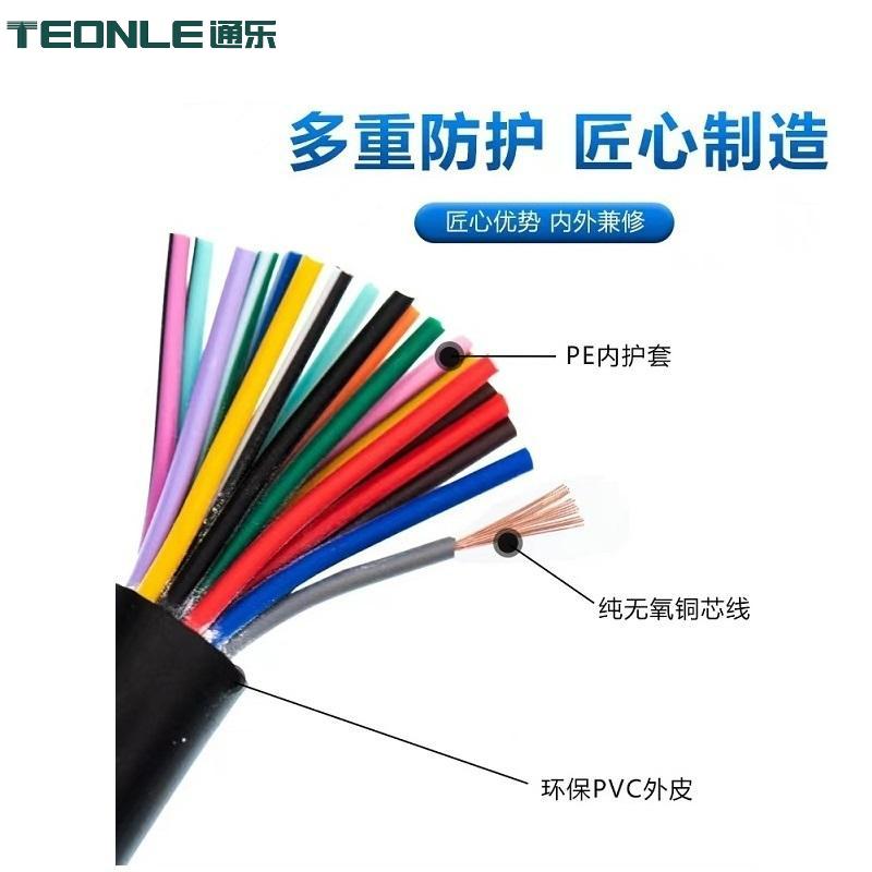 高柔耐油工業機器人動力線纜8 10 12 14 16芯多平方可選