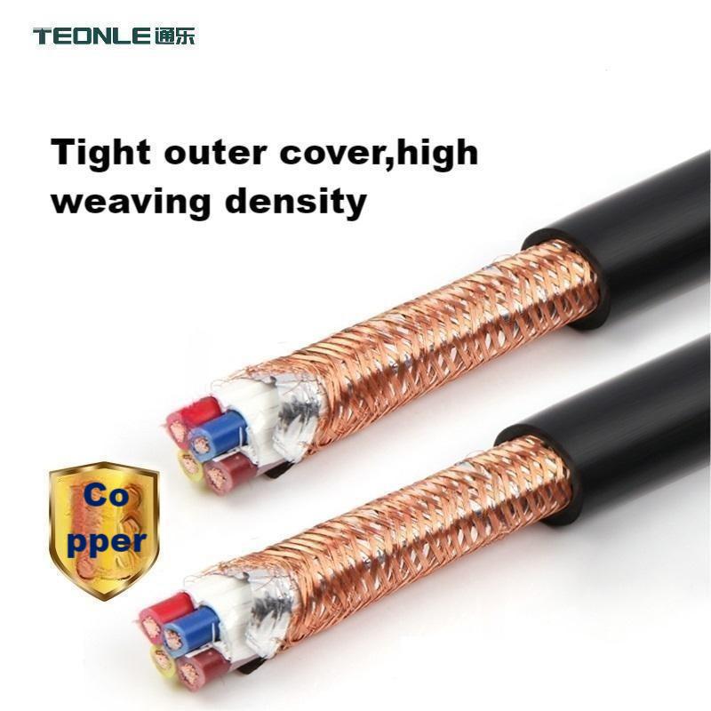Double layer shielded ZR-RVVP signal control cable
