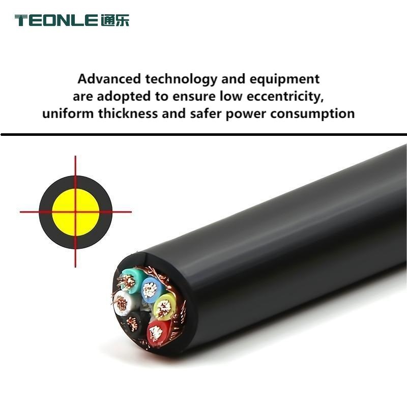 Double layer shielded ZR-RVVP signal control cable